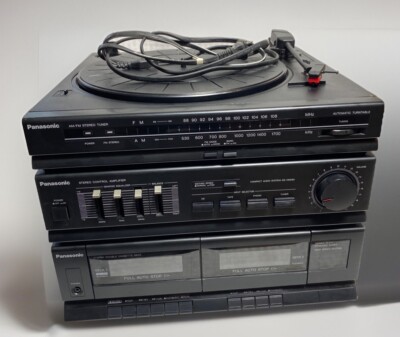 VTG Panasonic SG-HM09 Turntable AM/FM Receiver Cassette For Parts