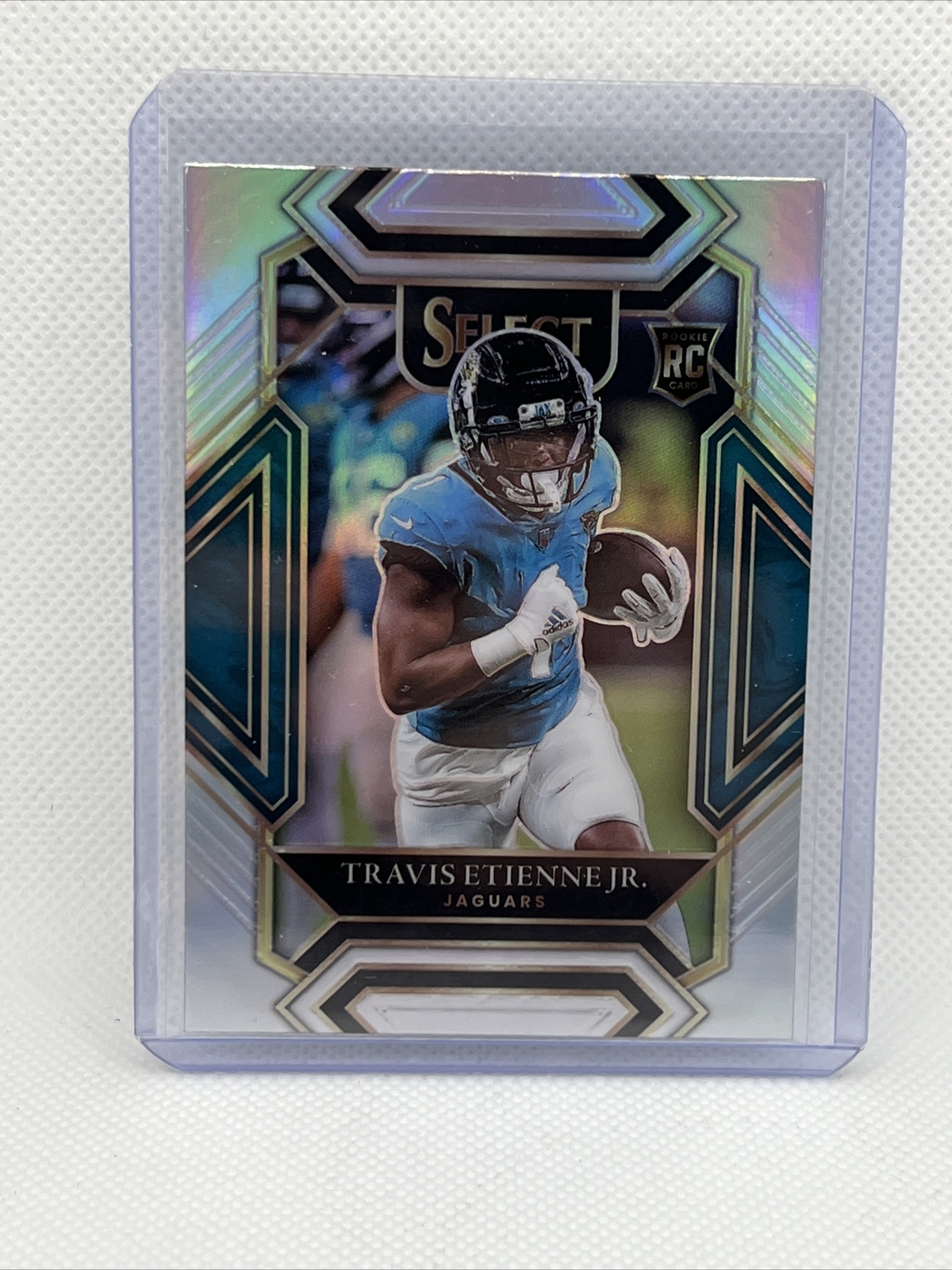 2021 Panini Select Travis Etienne Jr. Rookie Club Level Silver Holo Prizm RC