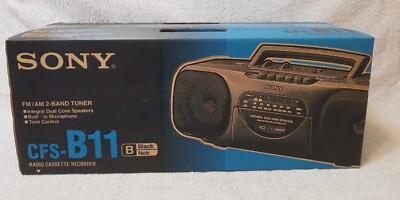 RADIO KASSETTENRECORDER SONY  CFS-B11  NEU NIE GEÖFFNET. FÜR SAMMLER 