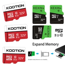 2PCS/3PCS 32GB Micro SD TF Card Class 10 Fast Flash Memory Card For Phone/Camera