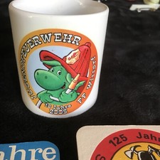Straż pożarna Neumünster pokrywa piwa, Młodzieżowa Straż Pożarna Wittorf Kufel do piwa Bierseidel