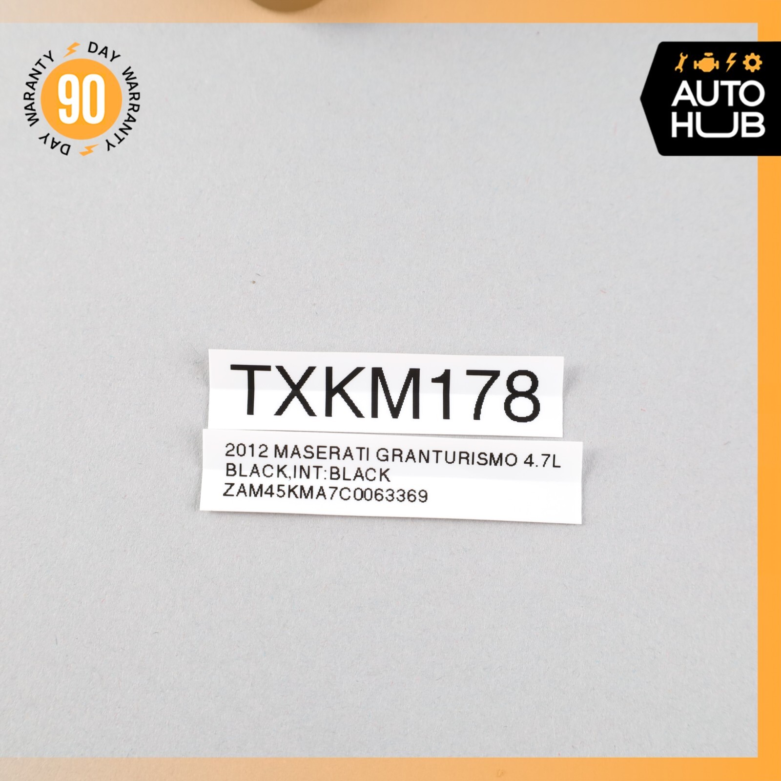 03-19 Maserati GranTurismo Quattroporte Gran Cabrio Yaw Turn Rate Sensor OEM