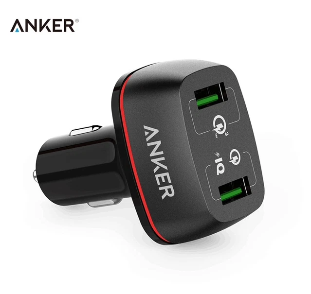Carregador de carro Anker 42W SUPER FAST QC 3.0 PowerDrive+ carga rápida - Imagem 2 de 4