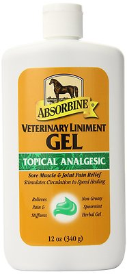 Absorbine Veterinary Liniment Gel 12 oz - free shipping!!!