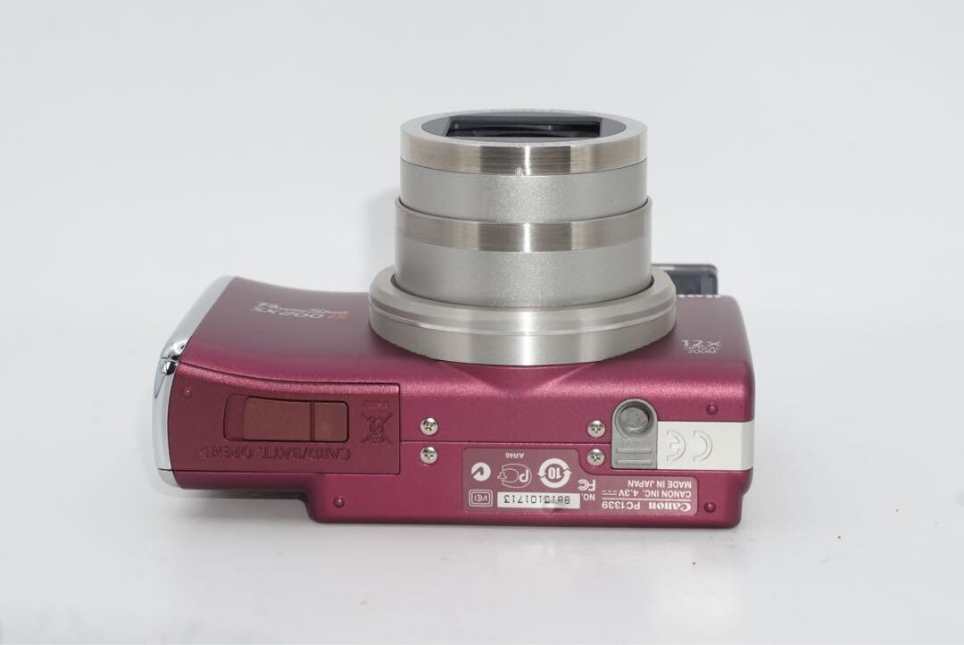 【極美品】Canon PowerShot SX200 IS ワインレッド Amazon.com : Canon PowerShot SX200IS 12.1 MP Digital Camera with