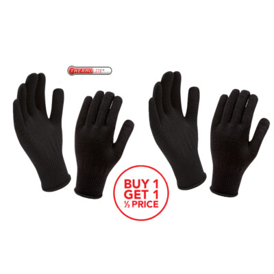 Thermo Innenhandschuhe Motorrad Innenhandschuhe One Size Stretch Fit Made in UK