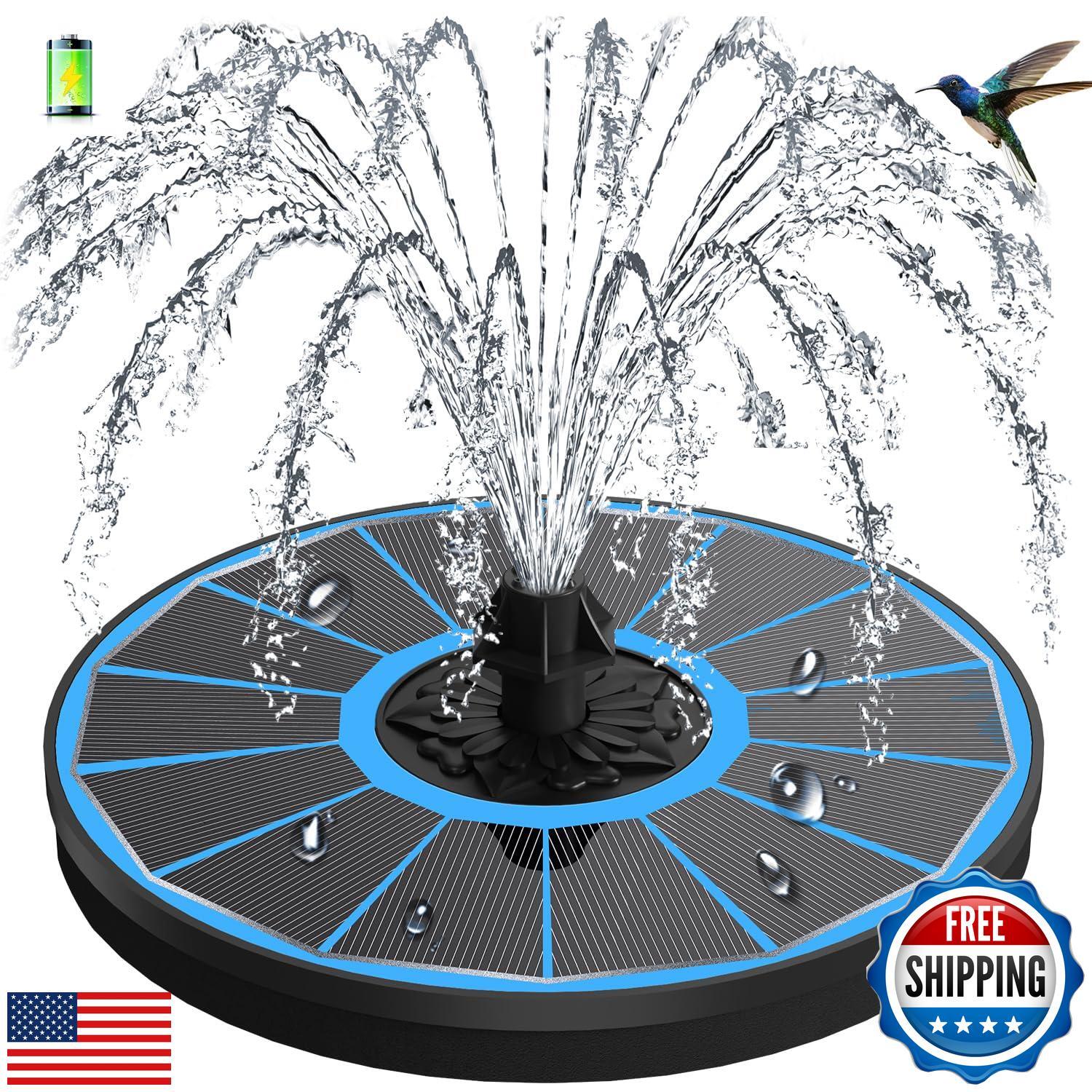 Fuente Solar GAIZERL 3.5W con Batería - Funciona en Días Nublados - Vidrio Actualizado