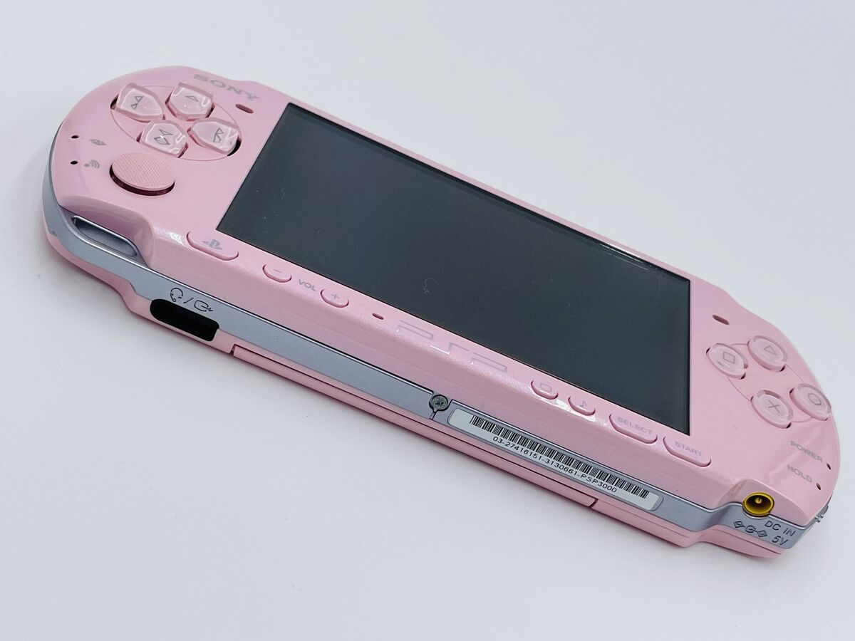 SONY PSP 3000 Playstation Portable Blossom Pink Console From Japan