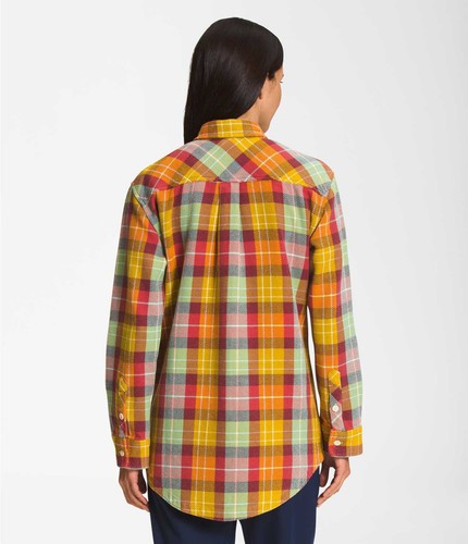 The North Face Valley Twill NF0A5J6J990 Shirt Womens 2XL Multicolor Plaid APP469 - 第 8/12 張圖片