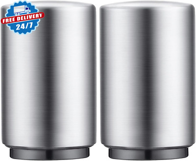 2PCS Premium Beer Bottle Opener, Automatic Stainless Steel Quick Pop the Top Can
