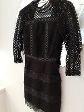 Plt Size 6 Black High Neck  Bodycon Dress