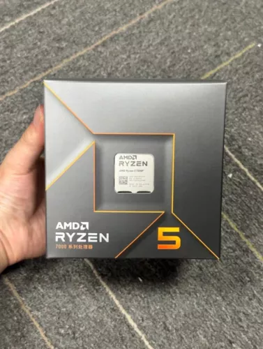 AMD Ryzen 5 7500F 3.7 GHz 6-Core 12-Thread 32MB 65W AM5 CPU Processor - Picture 1 of 3