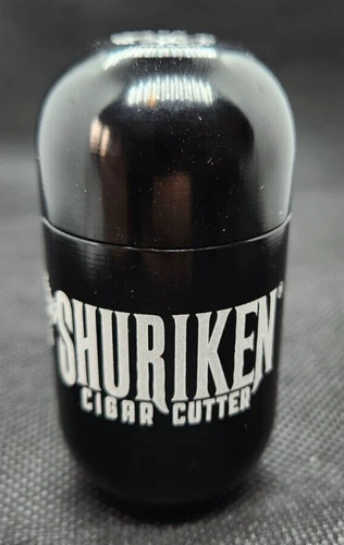 Shuriken Cigar Cutter - BLACK Finish - Minnesota Seller NEW