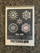 NEW Full Size Stained Glass Patterns More Snow 16 Patterns from Sunlight Studio