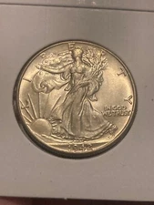 1942-P Walking Liberty Half Dollar -DDR Fs-801  Gem BU - #3159D