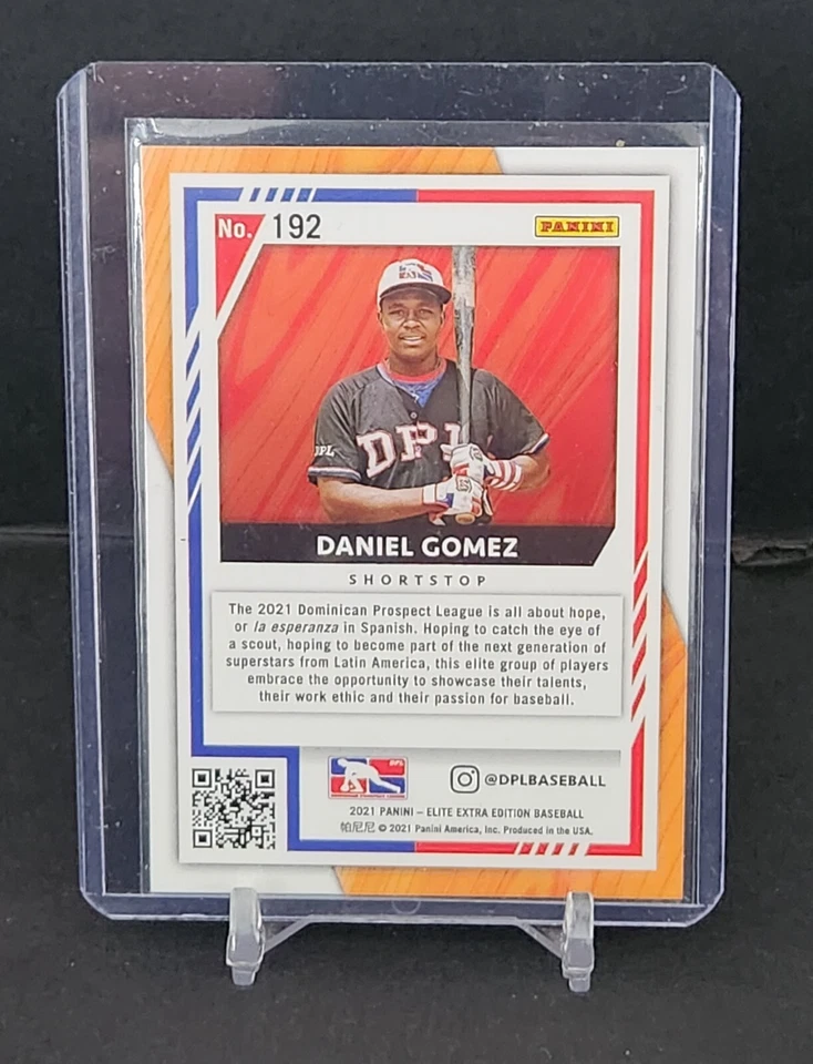 Daniel Gomez 2021 Panini Elite Extra Edition /999 #192 - Image 3 of 3