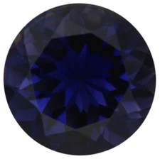 8mm Extra Fine Iolite - Round Brilliant AAA+ Loose Namibia