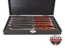 Design Steakmesserset aus Solingen mit Pakkah...