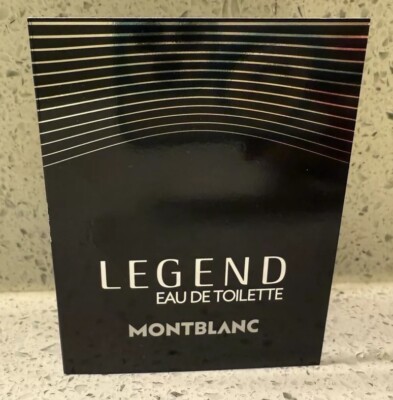 MONTBLANC LEGEND EDT Eau de Toilette Cologne Carded Sample Spray .04 oz. /1.2 ml