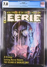 Eerie #4 CGC 7.0 VF Warren July 1966 Silver Age Magazine Monster gallery Krenkel