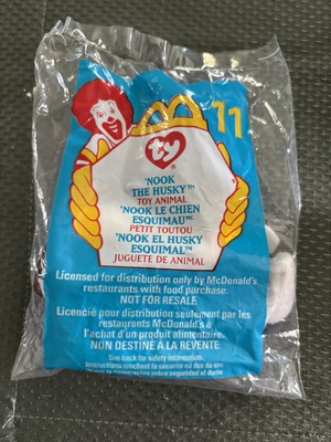 McDonald s Teanie Beanie Nook The Husky 1999 Original Package 