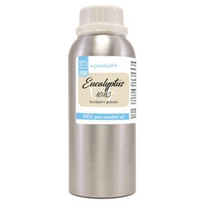 Eucalyptus 80/85 Essential Oil 8fl oz Aluminum Bottle w/ Locking Cap GreenHealth