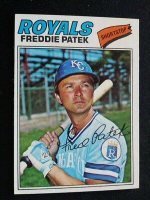 1977 Topps Baseball Card # 422 Freddie Patek - Kansas City Royals