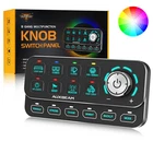 AUXBEAM KS-80 8 Gang RGB Switch Panel LED Circuit Control Relay System / Remote