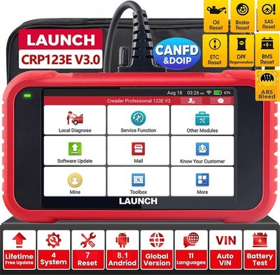 2026 LAUNCH CRP123E V3.0 KFZ Diagnosegerät Auto OBD2 Scanner KFZ-Codeleser CANFD