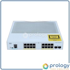 Cisco C1000-16P-2G-L Cisco Catalyst 1000 Switch 120W 16 PoE Ports 2 Gigabit SFP
