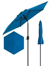 9FT Outdoor Patio Umbrella, Outdoor Table Umbrella, Market Umbrella with Push