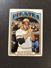 1972 Topps Willie “Pops” Stargell 447 Vg (corners; No Creases) HOF Pirates