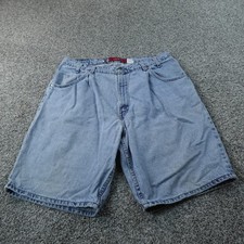 VTG Levis Shorts Mens 38 Light Blue Denim SilverTab Loose Baggy 90s Y2K USA