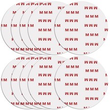 10 Pack 80mm 3.15" Circular Double Sided Sticky Pads, Strong Car Sticky Adh...