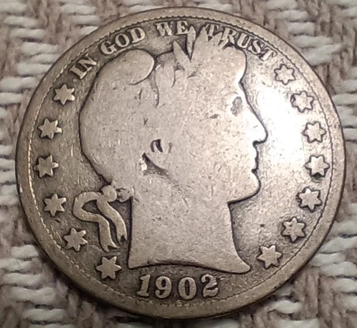 1902-S Barber Half Dollar