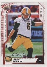 2020 Upper Deck CFL Red 5/165 Sean Whyte #198 0kr6