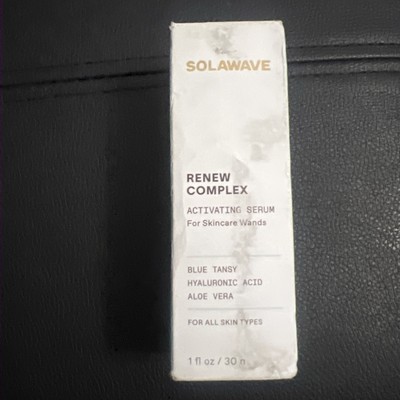 Solawave Renew Complex Activating Serum Blue Tansy, Hyaluronic, Aloe 1oz/30ml