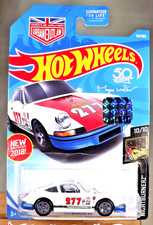 2018 Hot Wheels #115 Nightburnerz 10/10 '71 PORSCHE 911 White w/Gray 5 Spokes