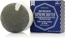 Spongell  Men's Supreme Buffer Cedar Absolute Body Wash Infused Loofah 20 Uses