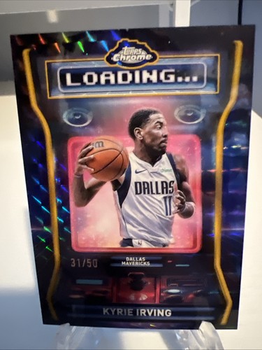 2025 Topps Chrome Kyrie Irving Refractors Gold (RAW)