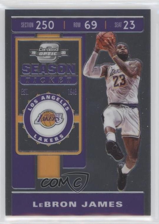 2019-20 Panini Contenders Optic Season Ticket LeBron James #88 ni4