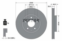 2 X Bremsscheibe Textar 92326203 FüR Mazda CX-30