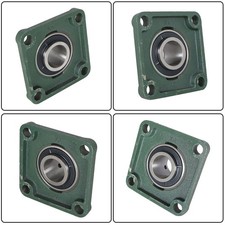 1-1/2" Bore 4Bolt Solid Base2PCS UCF208-24 Pillow Block Flange Bearing