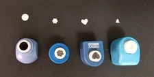 Paper Punches-Scrapbooking- Misc Punches. Lot of 4