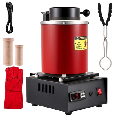 #ad Uimoso Electric Gold Melting Furnace with Ceramic Crucibles and Ingot Mold $149.99