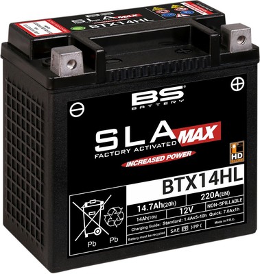 Batterie AGM Aktive SLA Max Kein Wartung Harley Davidson XG 500 2016