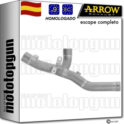 ARROW LINK PIPE STAINLESS STEEL DUCATI MULTISTRADA V2 / S E5+