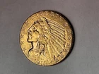 1911-D Gold Indian $5 Five Dollar. Key date Denver Mint Half Eagle. Low mintage