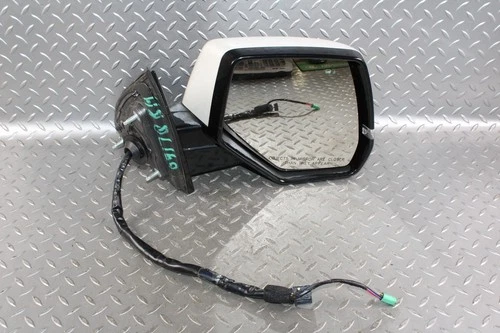 15-20 Escalade *SCUFFS* White Passenger Right RH Door Mirror Surround View OEM