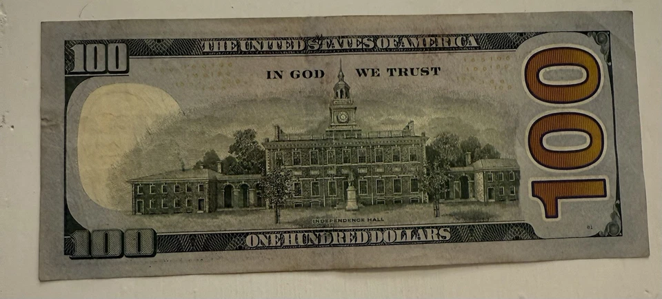 Billete estrella de 100 dólares Reserva Federal de los Estados Unidos serie de divisas 2009 Foto 4 de 4